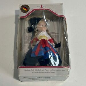 Schneider German Porcelain Doll - Handmade Folklore Costume Bamberg Germany‎